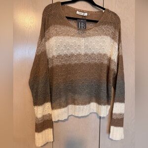 NWT Mustard Seed Crochet Sweater